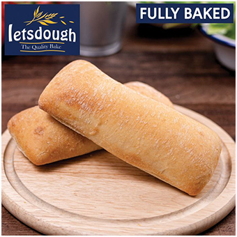 Letsdough Fully Baked Ciabatta 30x125g01